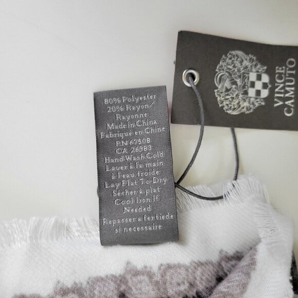 New - Vince Camuto Large Square Scarf Wrap Size OS - Picture 9 of 10